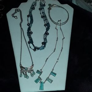Fashion Jewelry lot 3 necklaces & 1 bracelet